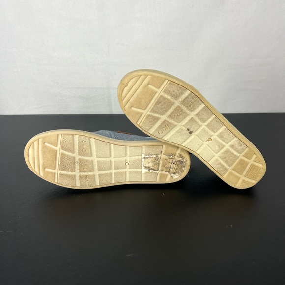 Toms Youth Size 4.5 Bimini Stitchout Slip On Canvas Blue Denim Casual Fl… - Picture 6 of 7